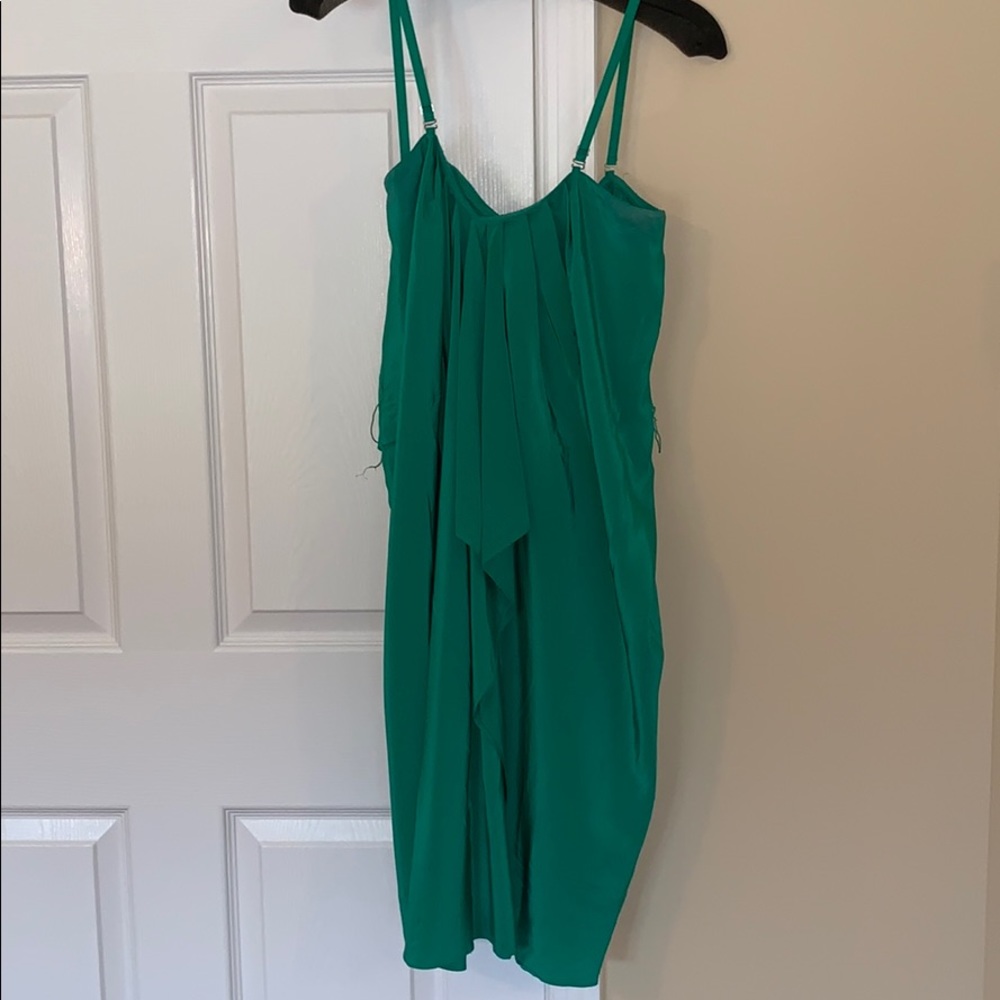 Green bcbg dress